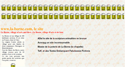 Desktop Screenshot of la-borne.com